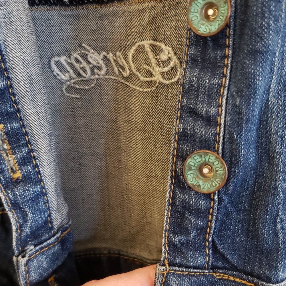 Beyonce's Dereon Plus Size Denim Jumper - Picture 5 of 7